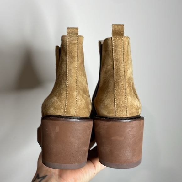 Cecilia New York | Gemma Slip On Low Wedge Boot in Nutella Size 9 - Picture 4 of 9